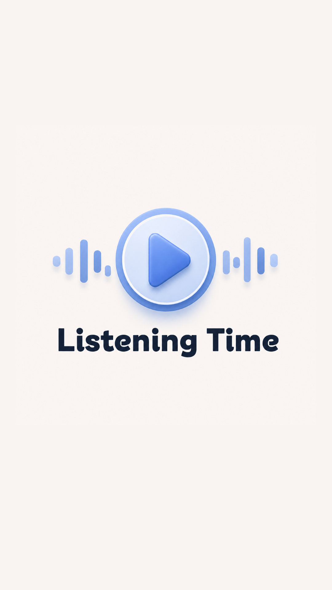 Listening Time 대표 화면 예시
